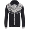 Rockabilly Band Vintage Style Knit Cardigan